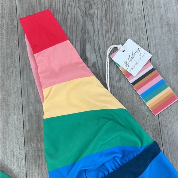 ☀️BILLABONG☀️ MAS FIESTAS PLUNGE LOW RIDING BIKINI SET - Picture 9 of 11